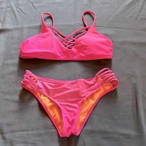 Hot pink Hollister swimsuit